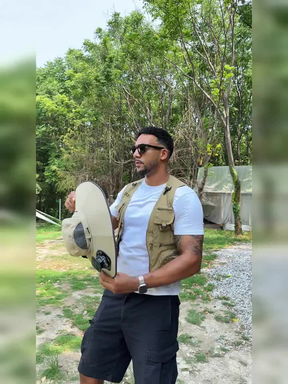 Chapéu Solar com 2 Ventiladores | Aba Larga e Proteção UV | Ideal para Pesca, Camping, Praia e Atividades ao Ar Livre