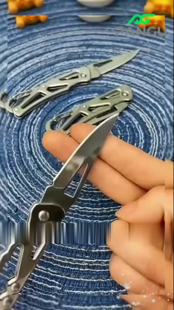 Canivete Automático Saque Rápido Aço Inox Esportivo Caça Pesca Com Clip