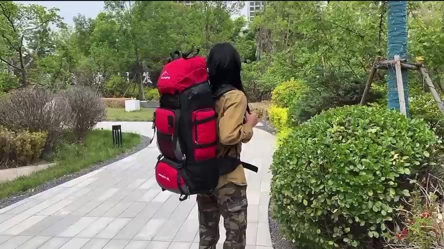 Mochila 90Litro Grande Camping Reforçada Impermeável Cargueira Trilha Viagem