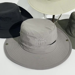 Chapéu Australiano Pescador Esportivo Camping Telado Respirável Pesca Aba Ajustável ref: MYK006