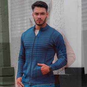 Casaco Parca Jaqueta Masculina Grossa de Inverno com Bolso e Zíper Quente Lisa Camuflada para Homens