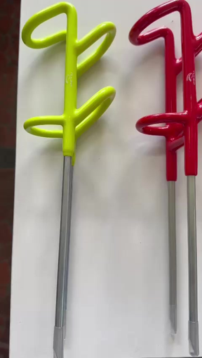 Suporte Para Vara de Pesca Emborrachado PiraTamba TambaPira P/ Pesqueiro Super Reforçado 36x10x06cm Diversas Cores Aço 1020 Suporte de Vara de Pesca