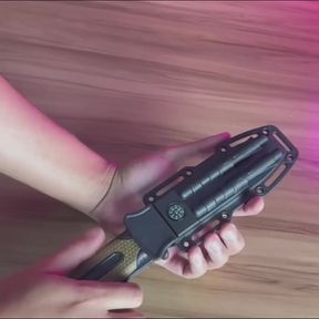 Faca Rambo Sobrevivência Pesca Punhal Quebra-Vidro Amolador Pederneira Apito Cabo ABS Emborrachado