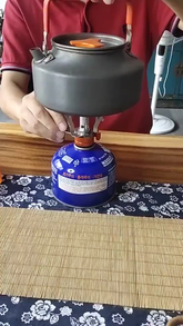 Mini Fogareiro Portátil Acendimento Auto/Click Pesca Camping Trilha Acampamento 4220