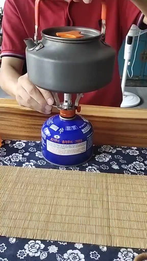 Mini Fogareiro Portátil Acendimento Auto/Click Pesca Camping Trilha Acampamento 4220