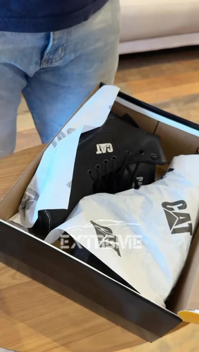 Bota Botina Coturno Masculino Impermeável Em Couro