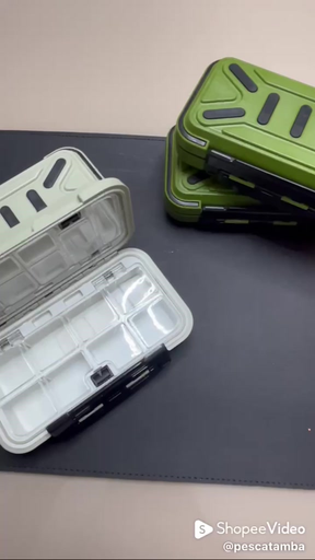 Estojo de Pesca Flutuante C/ 16 Divisórias - 16x9x4cm