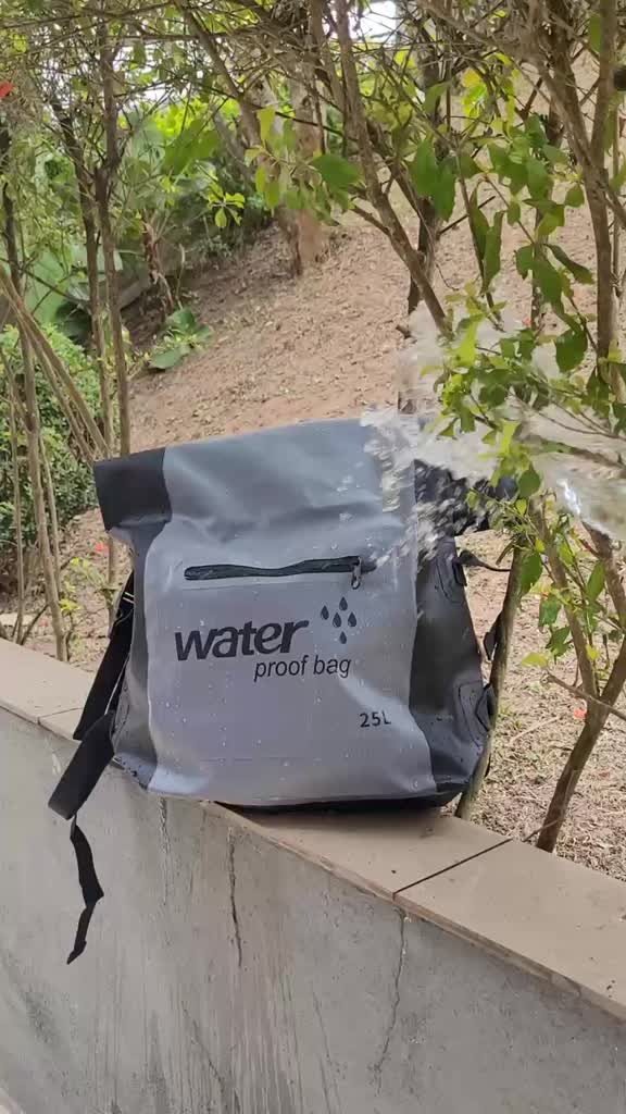 Mochila 25 Litros Impermeável Estanque Capa Chuva Trilha