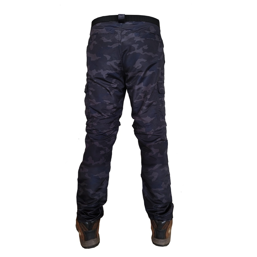 Calça De Pesca Trilha Vira Bermuda Nortrek 6 Bolsos Prot. Uv 50+
