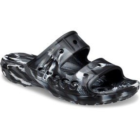 Sandália crocs baya marbled sandal black/multi