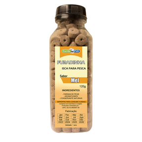 5 Ração Furadinha Acquamil Isca Para Pesca Com Essências 125g