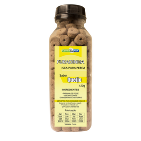 5 Ração Furadinha Acquamil Isca Para Pesca Com Essências 125g