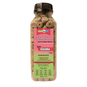 5 Ração Furadinha Acquamil Isca Para Pesca Com Essências 125g