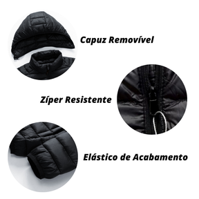 Jaqueta Masculina Inverno Corta Vento Frio Nylon Acolchoada