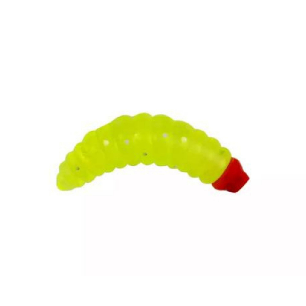 KIT COM ISCAS ARTIFICIAL BICHO DA LARANJA + ANZOL PARA TILÁPIA PARA PESCA