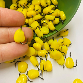 KIT COM ISCAS ARTIFICIAL MILHO + ANZOL PARA TILÁPIA PARA PESCA