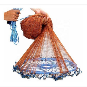 Rede Pesca Tarrafa 3 Metros Discos Pescaria Malha Multifilamento Peixe Tainha Lambari Robalo Tilapia