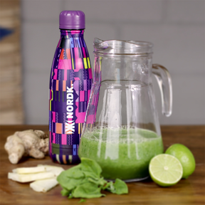 Garrafa Térmica Nordk Purple is The New Black Aço Inoxidável 500ml