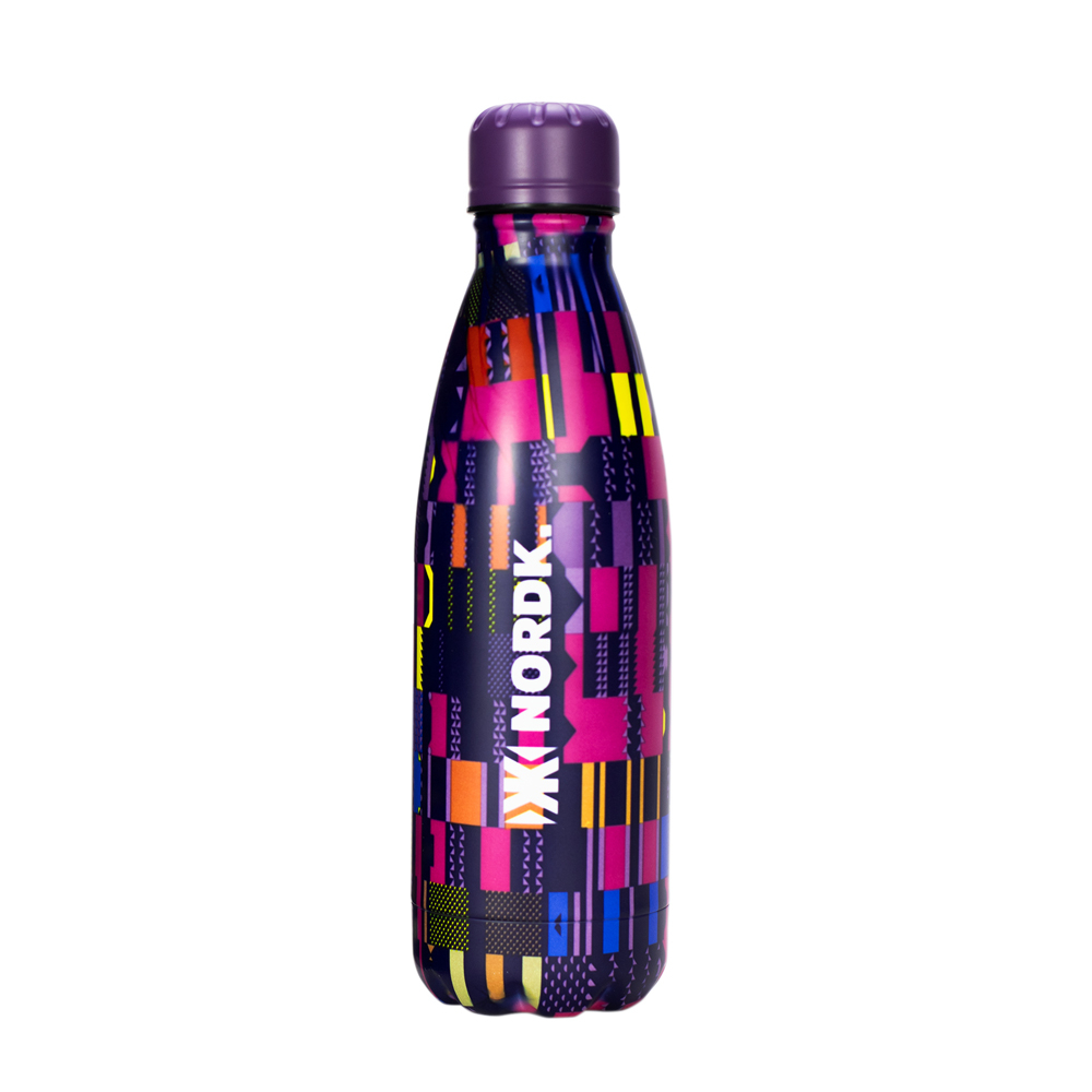 Garrafa Térmica Nordk Purple is The New Black Aço Inoxidável 500ml