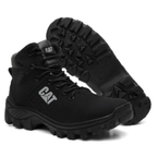 Bota Botina Coturno Masculino Impermeável Em Couro