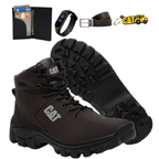 Bota Botina Coturno Masculino Impermeável Em Couro