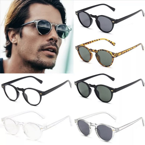 Óculos De Sol Clássicos Oval Unissex Transparente Pequeno Para Masculino E Mulheres 28079