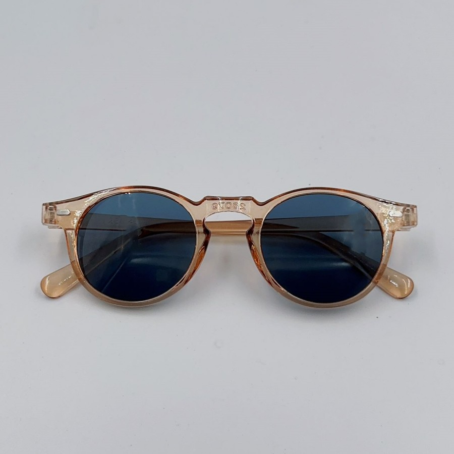 Óculos De Sol Clássicos Oval Unissex Transparente Pequeno Para Masculino E Mulheres 28079