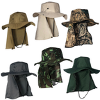 Chapéu Pescador Australiano Boné Pesca Proteção Pescoço Sol Chapéu Pescador Camping Australiano Proteção Nuca Pescoço