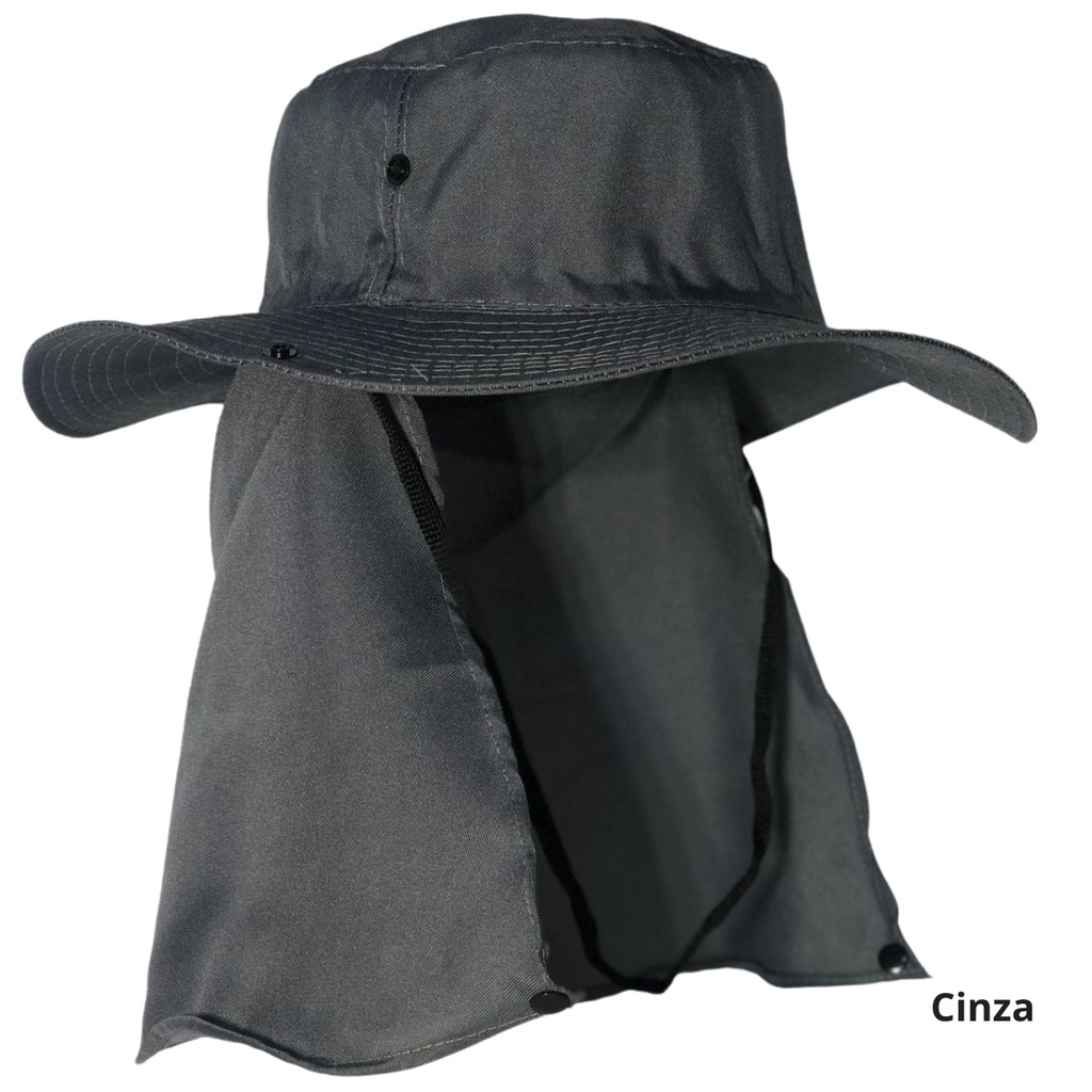 Chapéu Pescador Australiano Boné Pesca Proteção Pescoço Sol Chapéu Pescador Camping Australiano Proteção Nuca Pescoço