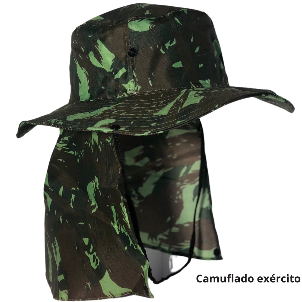 Chapéu Pescador Australiano Boné Pesca Proteção Pescoço Sol Chapéu Pescador Camping Australiano Proteção Nuca Pescoço