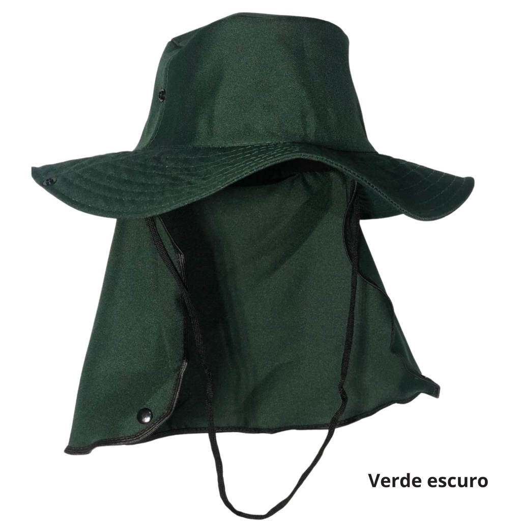 Chapéu Pescador Australiano Boné Pesca Proteção Pescoço Sol Chapéu Pescador Camping Australiano Proteção Nuca Pescoço