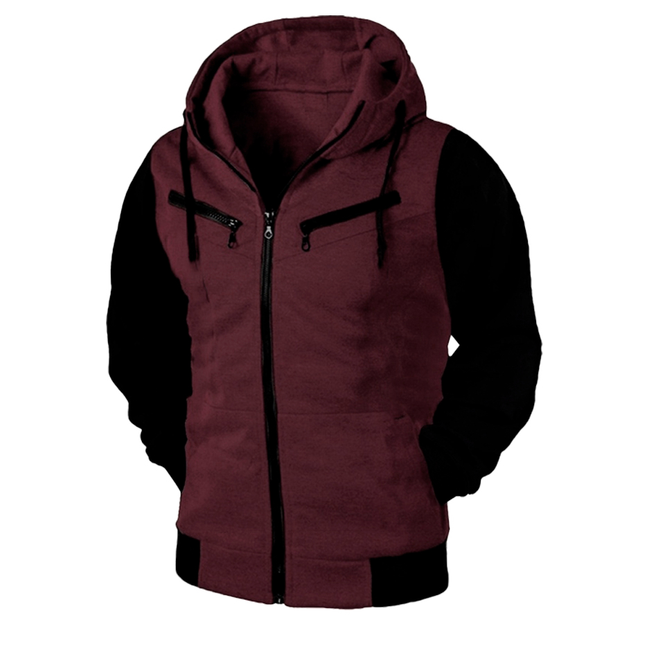 Casaco Blusa De Frio Com Capuz e Zíper Moletom Unissex