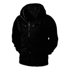 Casaco Blusa De Frio Com Capuz e Zíper Moletom Unissex