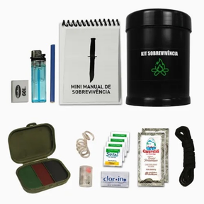 Kit De Campo Sobrevivência Militar Selva Recruta