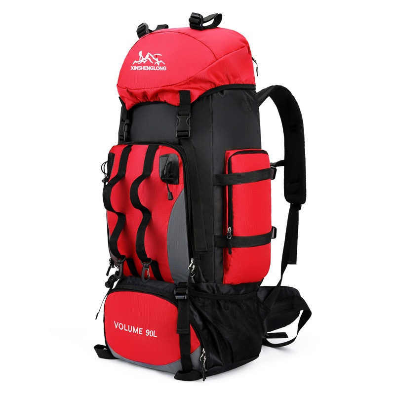 Mochila 90Litro Grande Camping Reforçada Impermeável Cargueira Trilha Viagem