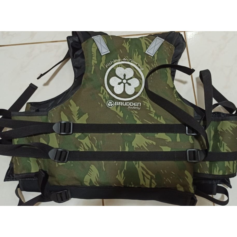 Colete Flutuação Salva Vidas Brudden Náutica Tamanho G para caiaque canoas varias cores