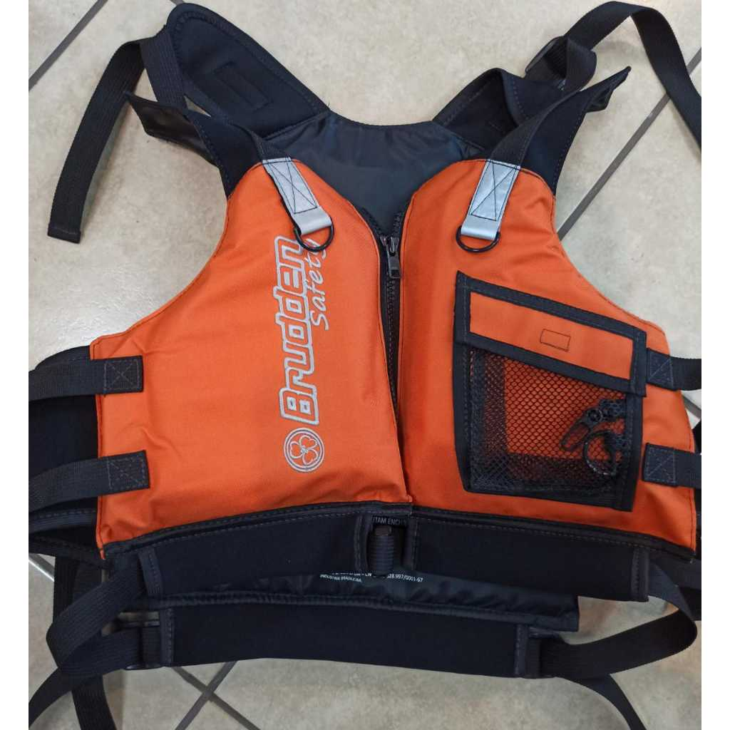 Colete Flutuação Salva Vidas Brudden Náutica Tamanho G para caiaque canoas varias cores