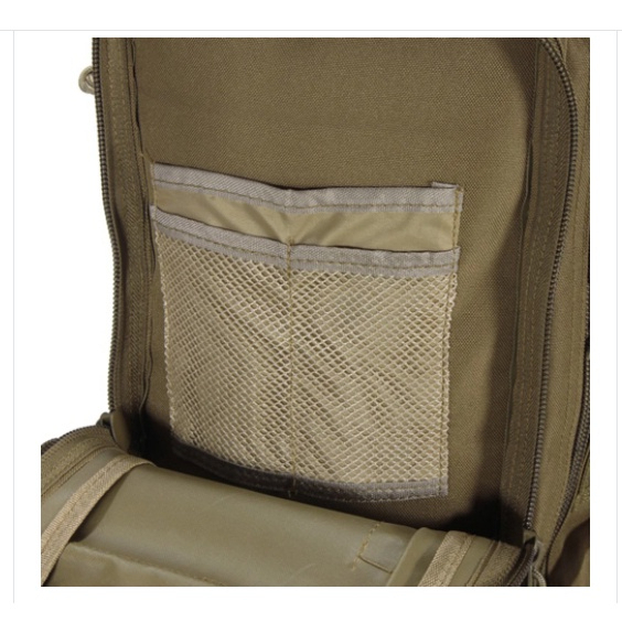 Mochila Assault Militar Tática Impermeável Camping Masculino Feminino Areia Bege