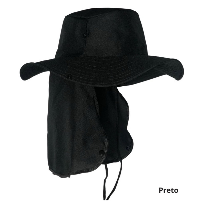 Chapéu Pescador Australiano Boné Pesca Proteção Pescoço Sol Chapéu Pescador