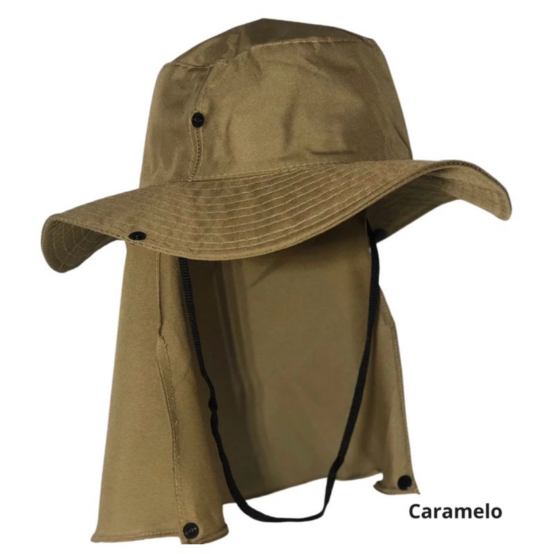 Chapéu Pescador Australiano Boné Pesca Proteção Pescoço Sol Chapéu Pescador