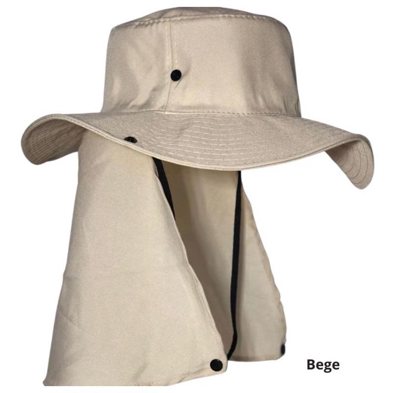 Chapéu Pescador Australiano Boné Pesca Proteção Pescoço Sol Chapéu Pescador