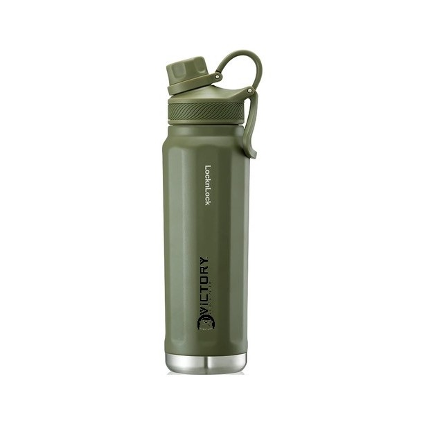 Garrafa Térmica Grande Capacidade Esportiva De Viagem Tampa De Portátil 800ml