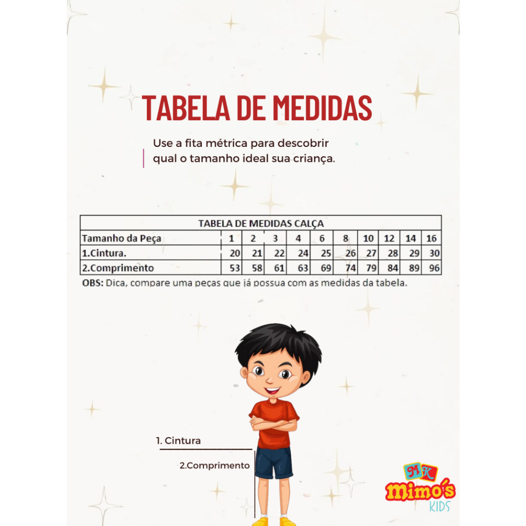 Calça camuflada infantil e juvenil unissex - Tam 1 ao 16 anos.