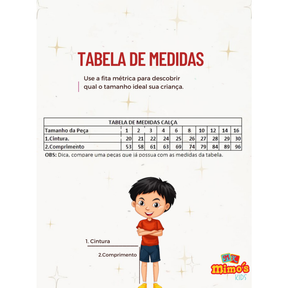 Calça camuflada infantil e juvenil unissex - Tam 1 ao 16 anos.
