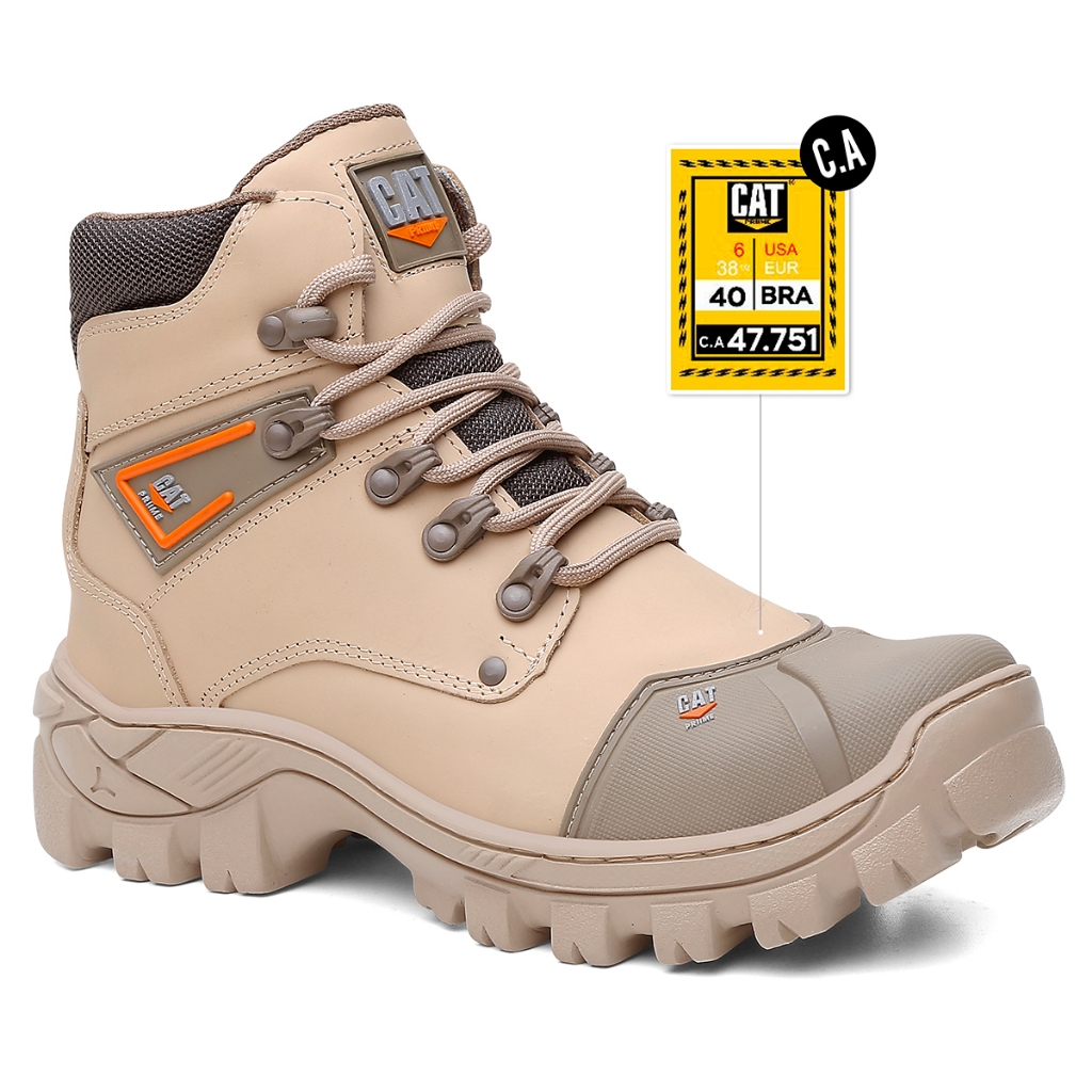 Bota Catpriime Biqueira Pvc Segurança Com C.a Envio Imediato