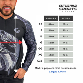 Kit Camisa Camiseta De Pesca + Bandana C/ Proteção Térmica Uv50 Dryfit