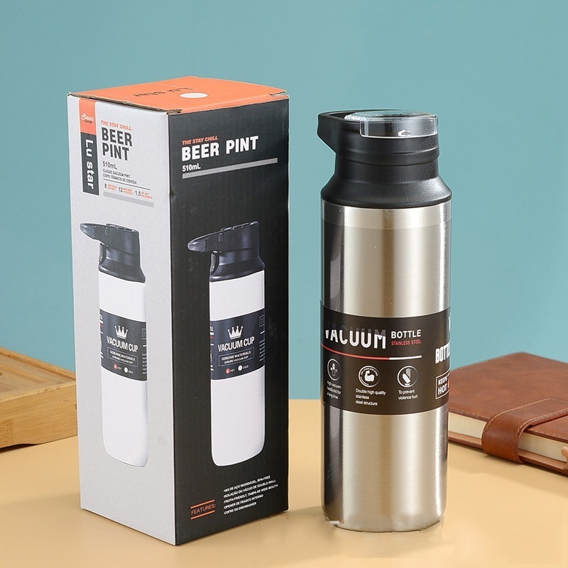 Garrafa Térmica 450ml Alta Qualidade De Aço Inox Pronta entrega