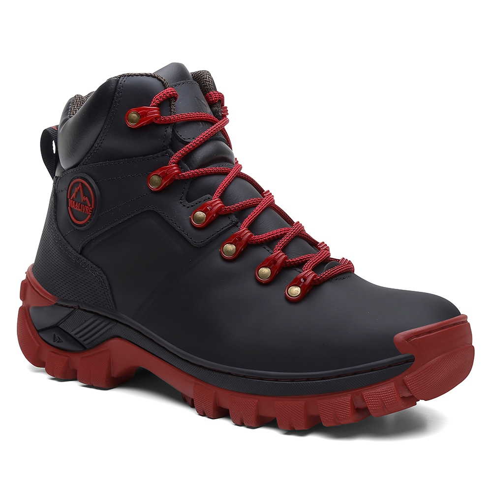 Bota Masculina Lançamento TOP Coturno Via Livre- N6 Com C.A