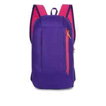 Mochila de Trilha 10L Impermeável PatchWork Camping Viagem - Laranja Vibrante com Vermelho