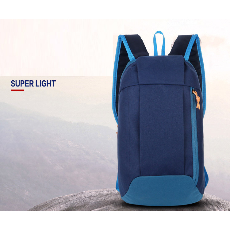 Mochila de Trilha 10L Impermeável PatchWork Camping Viagem - Laranja Vibrante com Vermelho